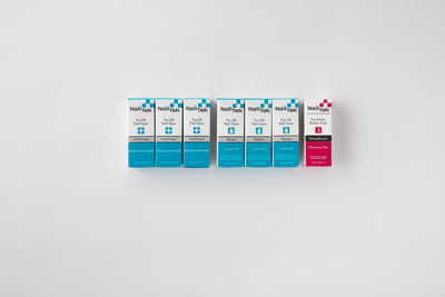Medical Nail Tek - 7 Solutions - Antifungal Formulation, Renewal Cuticle Oil, Intensive Therapy - Hard Nails